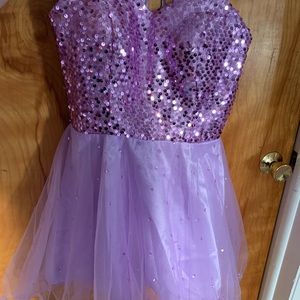 Sweetheart neckline homecoming dress